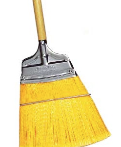 Straight Corn Polypropylene with Wood Handle